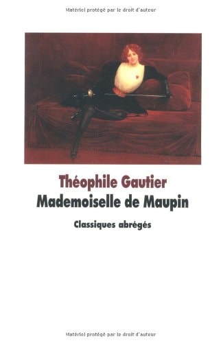 ADEMOISELLE DE MAUPIN, de Théophile Gautier | portada del libro