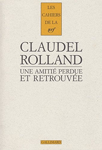AMITIE PERDUE ET RETROU, de Paul Claudel | portada del libro