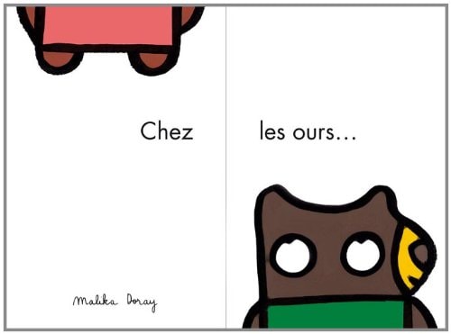 HEZ LES OURS, de Malika Doray | portada del libro