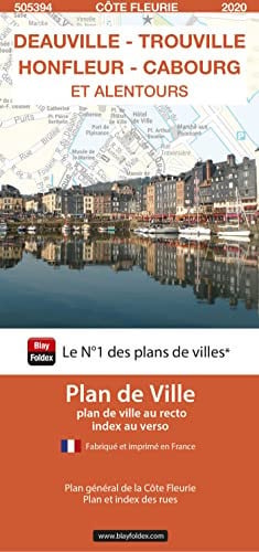 DEAUVILLE/ TROUVILLE / HONFLEUR, de BLAY-FOLDEX | portada del libro