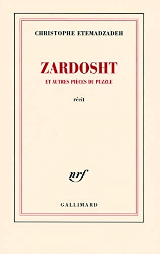 ZARDOSHT, de Christophe Etemadzadeh | portada del libro