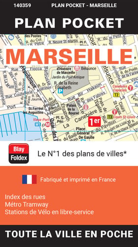 MARSEILLE PLAN POCKET 2023, de BLAY-FOLDEX | portada del libro