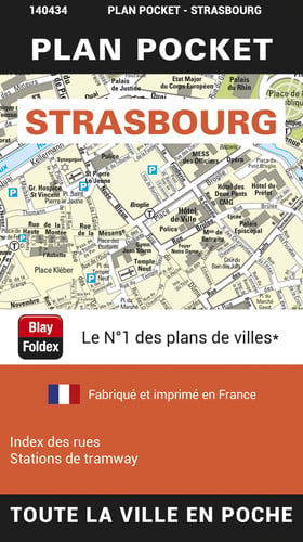 STRASBOURG PLAN POCKET 2023, de BLAY-FOLDEX | portada del libro
