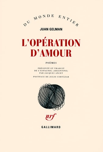 L'OPERATION D'AMOUR, de Juan Gelman | portada del libro