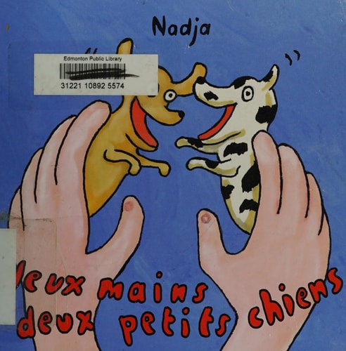EUX MAINS DEUX PETITS CHIENS, de Nadja | portada del libro