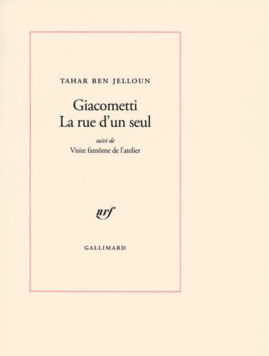 GIACOMETTI LA RUE D'UN SEUL, de Tahar Ben Jelloun | portada del libro