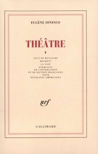 THEATRE T5, de Eugène Ionesco | portada del libro