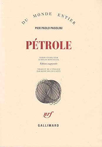 PETROLE, de Pier Paolo Pasolini | portada del libro
