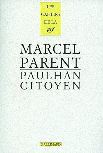 PAULHAN CITOYEN, de Parent | portada del libro