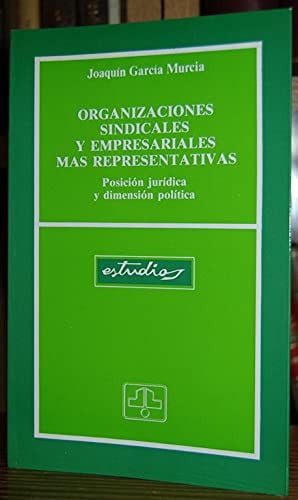 Organizaciones sindicales y empresariales más representativas, de GARCIA MURCIA | portada del libro