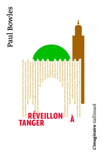 REVEILLON A TANGER, de Paul Bowles | portada del libro