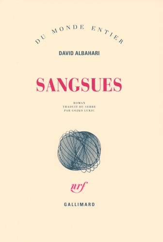 SANGSUES, de David Albahari | portada del libro