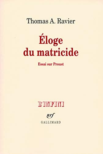 ELOGE DU MATRICIDE, de Ravier | portada del libro