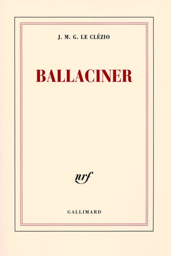 Ballaciner, de Le Clézio | portada del libro
