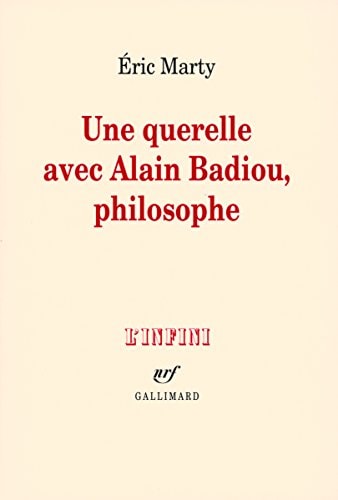 UNE QUERELLE AVEC ALAIN BADIOU PHILOSOPHE, de Marty | portada del libro