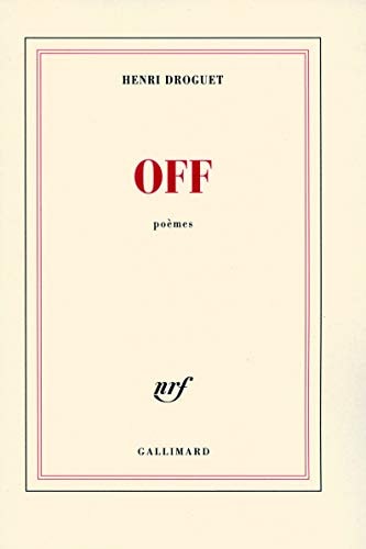 OFF, de Droguet | portada del libro