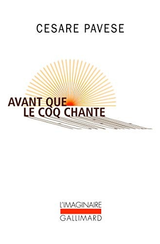 AVANT QUE LE COQ CHANTE, de Cesare Pavese | portada del libro