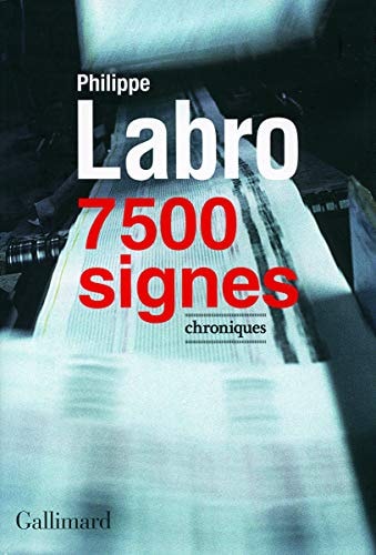 7500 Signes, de Labro | portada del libro