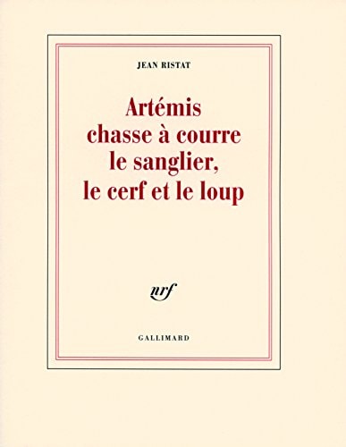 ARTEMIS CHASSE A COURRE, de Ristat | portada del libro