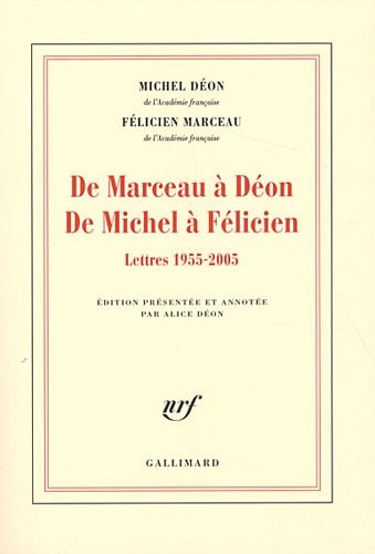 DE MARCEAU A DEON DE MIC, de Michel Déon | portada del libro