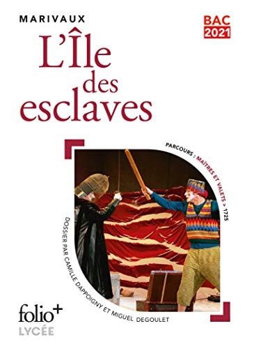 L'ILE DES ESCLAVES BAC 2023, de Pierre de Marivaux | portada del libro