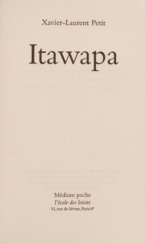 TAWAPA, de Xavier-Laurent Petit | portada del libro