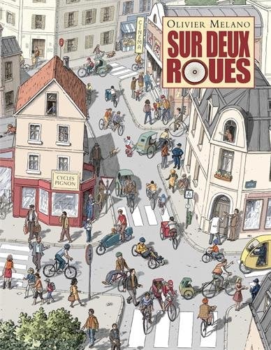 Sur deux roues, de Olivier Melano | portada del libro