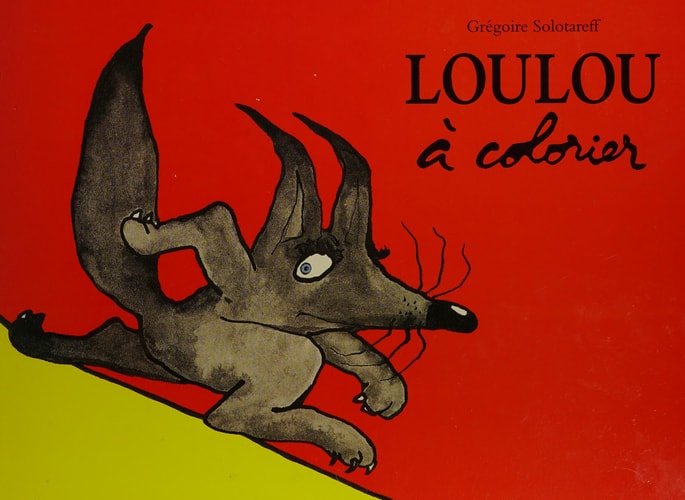 OULOU A COLORIER, de Grégoire Solotareff | portada del libro