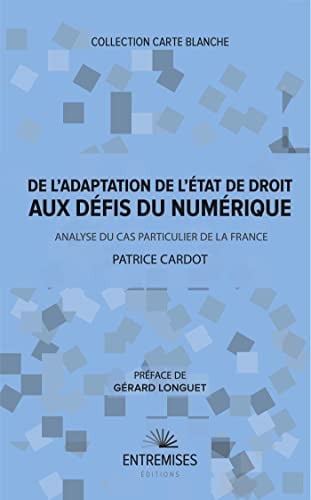 DE L'ADAPTATION DE L'ETAT DE DROIT AUX DEFIS DU NUMERIQUE, de CARDOT PATRICE | portada del libro