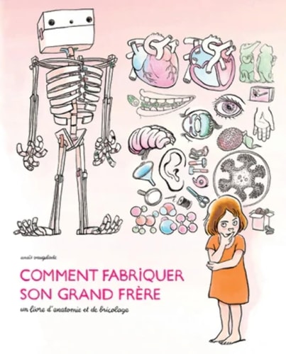 OMMENT FABRIQUER SON GRAND FRERE, de Anaïs Vaugelade | portada del libro