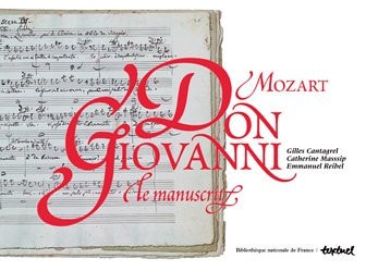 LE MANUSCRIT DE DON GIOVANNI DE MOZART, de Wolfgang Amadeus Mozart | portada del libro