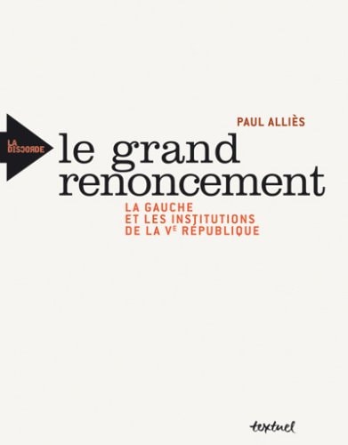 LE GRAND RENONCEMENT, de Allies | portada del libro