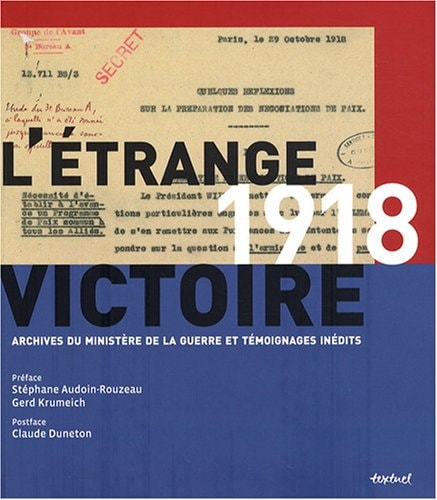 1918 LETRANGE VICTOIRE, de COLLECTIF | portada del libro