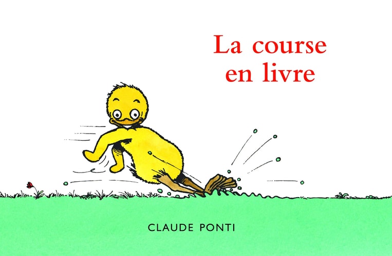 A COURSE EN LIVRE, de Claude Ponti | portada del libro