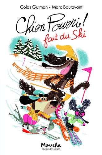 Chien pourri fait du ski !, de Colas Gutman | portada del libro