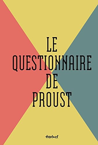 LE QUESTIONNAIRE DE PROUST, de Textuel | portada del libro