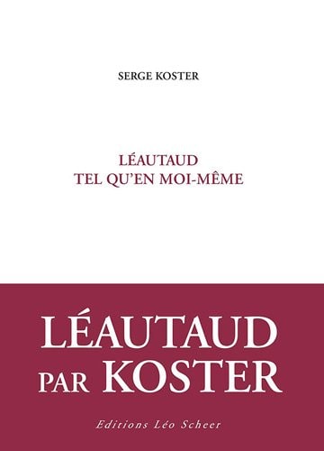 EAUTAUD TEL QU'EN MOI-MEME, de Serge Koster | portada del libro