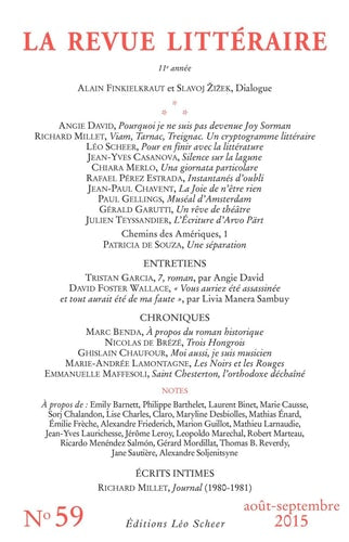 EVUE LITTERAIRE N 59, de COLLECTIF | portada del libro