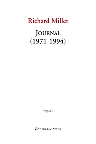 OURNAL 1971-1994 (TOME 1), de Richard Millet | portada del libro