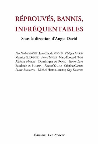 EPROUVES, BANNIS, INFREQUENTABLES, de Rémi Soulié | portada del libro