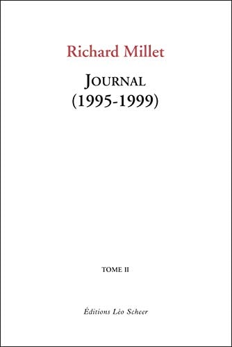OURNAL, TOME 2, 1995-1999, de Richard Millet | portada del libro