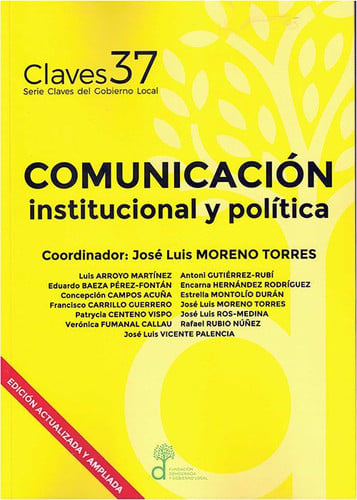 COMUNICACION INSTITUCIONAL Y POLITICA | portada del libro