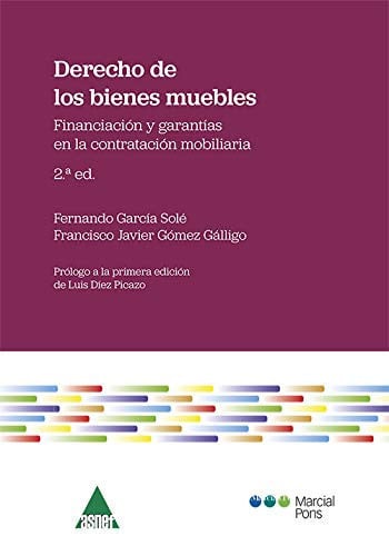 Derecho de los bienes muebles, de García Solé | portada del libro