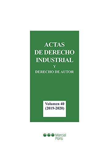 ACTAS DE DERECHO INDUSTRIAL Y DERECHO DE AUTOR, de COSTAS COMESAÑA | portada del libro