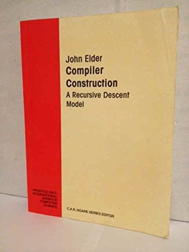 COMPILER CONSTRUCTION, de ELDER | portada del libro