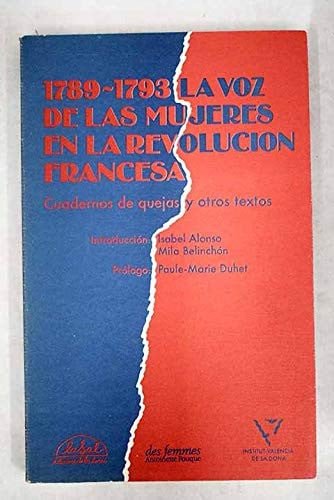 VOZ MUJERES REVOL.FRANCESA | portada del libro