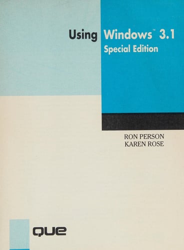 USING WINDOWS 3.1, de PERSON | portada del libro