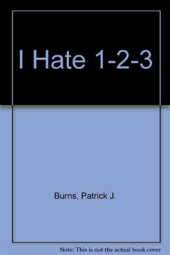 I HATE 1.2.3, de BURNS | portada del libro