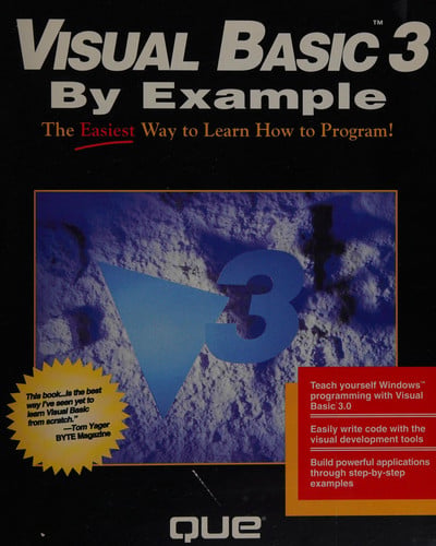 VISUAL BASIC 3 BY EXAMPLE, de BLOOM | portada del libro