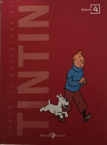 TINTIN en italiano volumen 4, de Hergé | portada del libro